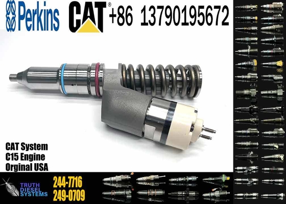 C15 Fuel Injector 244-7716 C15 Diesel Engine Common Rail Fuel Injector 235-1402 2351402 2447716 for Caterpillar C15 Engine