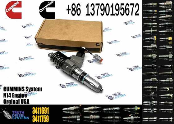 OEM N14 Engine Parts Common Rail Diesel Fuel Injector 3411760 3411691 3411765 3411766 For Cummins Engine Bulk Sale of Injectors