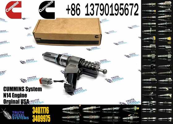 Common Rail Fuel Injector 3407776 3087807 3411385 341176 3409975 for Cummins QSN14 N14 Engine Excavator Parts