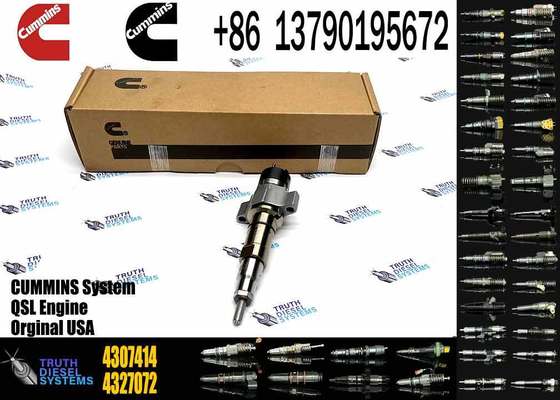 High Quality Diesel Engine Injector 4327072 4307414 Fuel Injector Model 430-7414 for QSL Excavator QSL9.3 ISCE Engine 6L