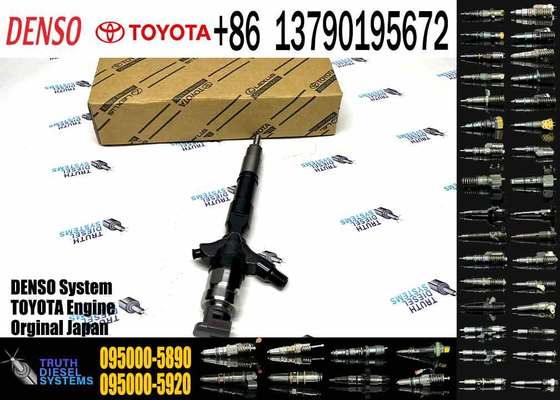 New Diesel Common Rail Injector 095000-5890 095000-5891 095000-5740 23670-30080 23670-39135 for TOYOTA Landcruiser 1KD-FTV