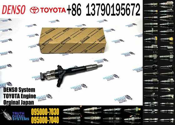 High Quality Common Rail Injector 095000-7030 095000-7031 23670-39185 23670-39186 23670-30140 for 1KD-FTV Engine