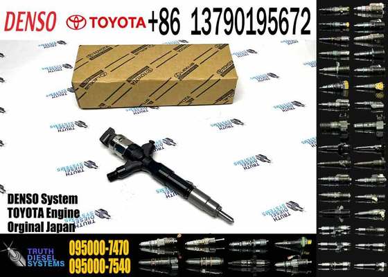 Diesel Fuel Injector 095000-7470 23670-39255 for Toyota 2KD-FTV 2.5 D-4D Engine