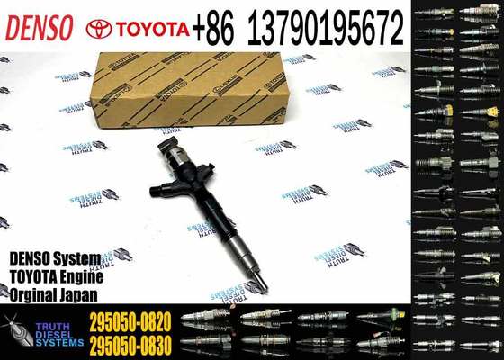 High Quality Fuel Diesel Injector 295050-0820 295050-0070 295050-082#Common Rail Diesel Fuel Injector for Toyota Hilux Hiace