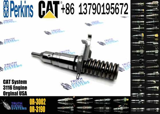3114 3116 Engine Diesel Fuel Injector 7E-8727 7E8727 0R-3002 for Caterpillar Excavator 205B 213B 214B 224B E110B E240B E240C