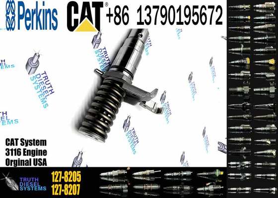 CAT Engine Parts Fuel Injector 127-8216 1278216 Injector 127-8205 127-8222 for Caterpillar Engine 3116 3114 3126