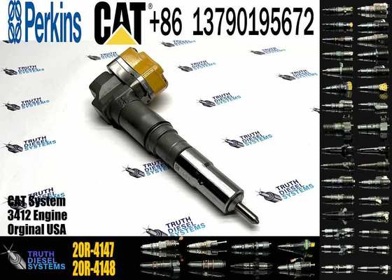 Fuel injector 20R-4147 For Caterpillar CAT 3412 Engine 637E 631E 637G 631G Wheel Tractor AE40 AD45 AE40 II AD40