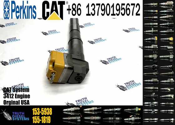 Diesel Fuel Injector 153-5938 232-1168 156-3895 204-2467 232-1167 173-4059 for Caterpillar CAT Engine 3412E 3412 Tractor