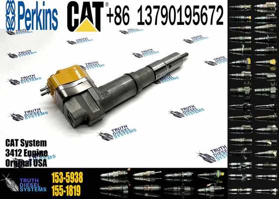 Diesel Fuel Injector 153-5938 232-1168 156-3895 204-2467 232-1167 173-4059 for Caterpillar CAT Engine 3412E 3412 Tractor