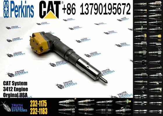 Fuel Injector 174-7526 232-1183 232-1171 232-1175 20R0758 232-1173 232-1168 174-7528 for 3412E 3408E Engine