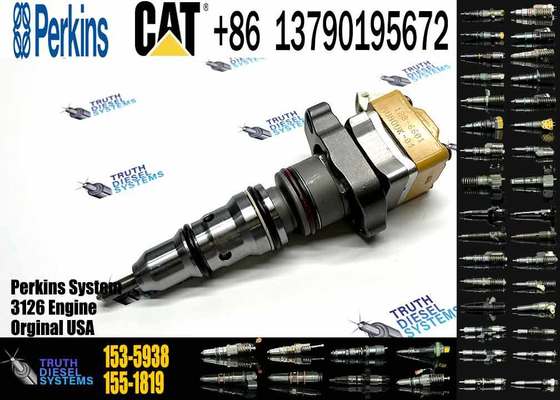 Diesel Fuel Injector 153-5938 232-1168 156-3895 204-2467 232-1167 173-4059 for Caterpillar CAT Engine 3412E 3412 Tractor