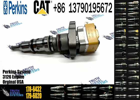 Diesel Fuel Injector for 3216 Excavator 3126E 3126B Common Rail Injector 178-6432 10R-9348 188-1320 10R-9237