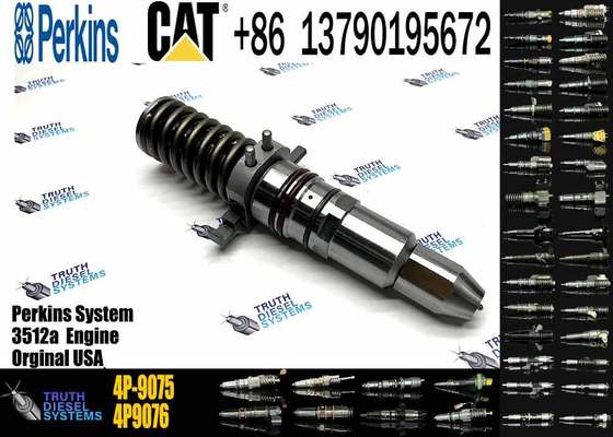 4P-9075 4P9075 Common Rail Fuel Injector 0R-3051 0R-0906 Diesel Injection Valves for CAT 3512 3516 3508