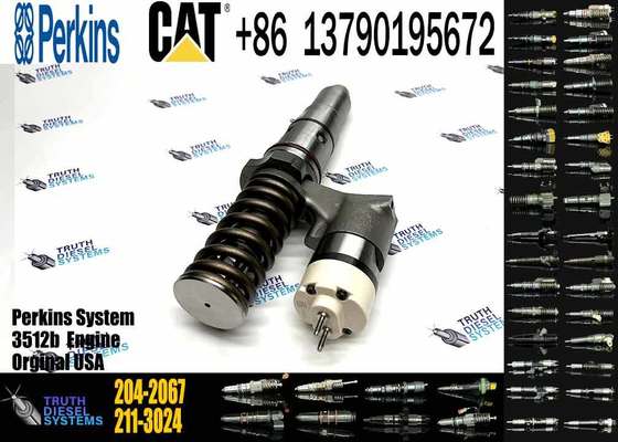 Excavator Parts 3512B Diesel Engine New Fuel Injector 204-2067 229-1631 245-8272 246-1854 250-1311 for Excavator