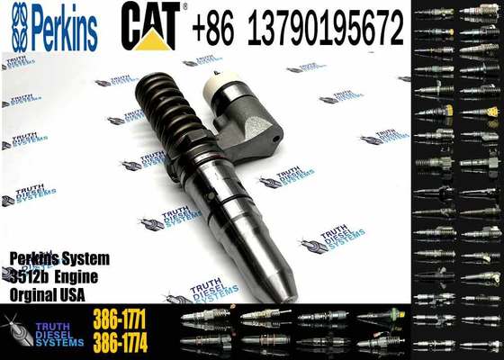 Diesel Common Rail Diesel Fuel Injector 386-1771 3861771 20R-1280 for Caterpillar CAT 3508C 3512C 3516C Diesel Engine