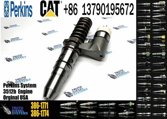 Diesel Common Rail Diesel Fuel Injector 386-1771 3861771 20R-1280 for Caterpillar CAT 3508C 3512C 3516C Diesel Engine