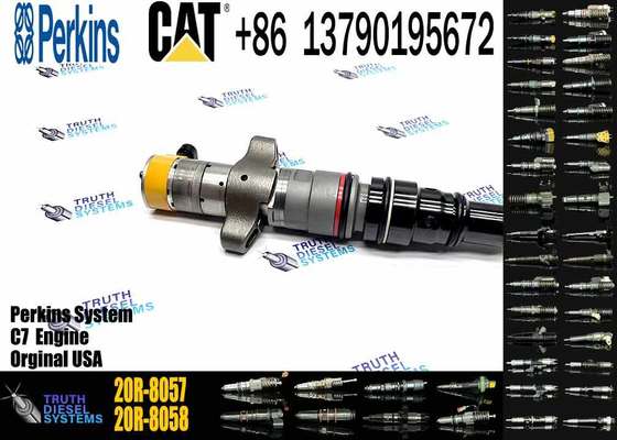 Diesel Fuel Injector 268-1836 2681836 20R-8057 20R8057 for C7 Engine 325D 329D 336D Excavator