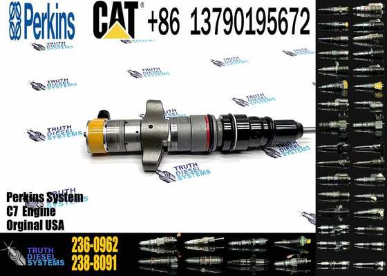 Aluminum Fuel Injector 236-0962 557-7627 387-9427 for Cat Engine C7 140 950H 962H Diesel Type