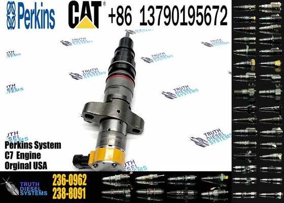 Aluminum Fuel Injector 236-0962 557-7627 387-9427 for Cat Engine C7 140 950H 962H Diesel Type