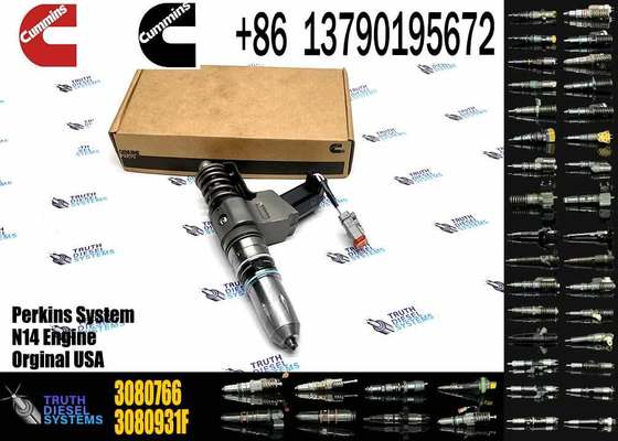 For N14/QSN14 Series Fuel Injector Assembly 3080766 3083622 6 Month Warranty Paper/Wooden Box Construction Machinery