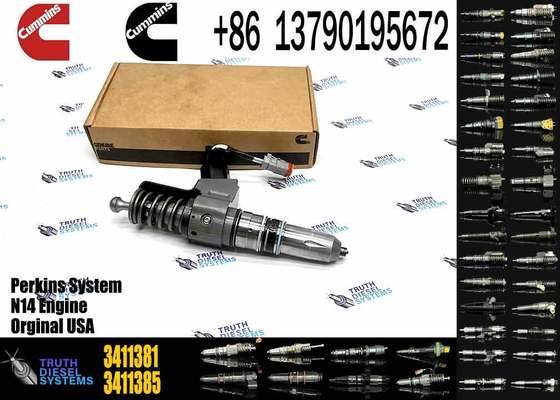 Self-Lubricating Low-Maintenance Efficient Common Rail Fuel Injector N14 3411381 for Cummins QSN14 N14