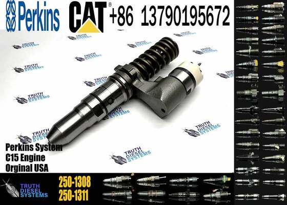 Excavator Spare Parts 3512B Diesel Fuel Injector 250-1308 196-5802 10R-1280