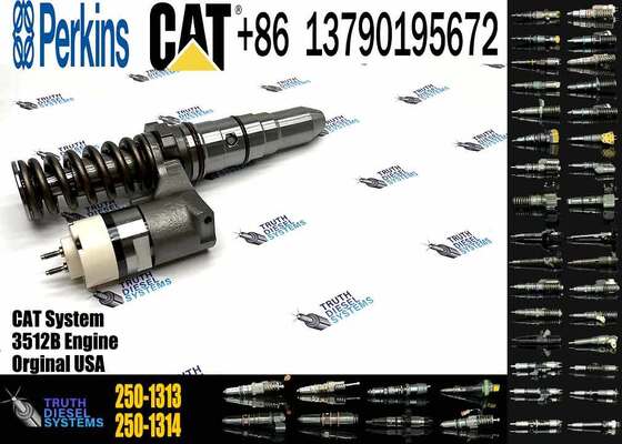 Fuel Injector 250-1313 386-1757 2501313 for C12 3516B 3512B Construction Machinery Parts
