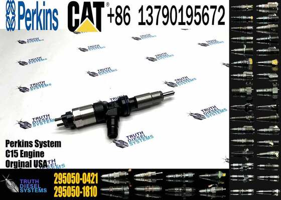 Excavator Parts Diesel Common Rail Injector 295050-0421 370-7287 3707287 295050-1810 418-3229 4183229