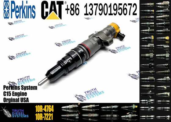 Excavator Diesel Common Rail Inyector Nozzle 245-3516 10R-4764 C9 Fuel Injectors for Cater-pillar C9 Cat Engine