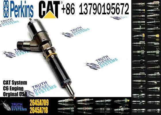 New Diesel Fuel Injectors 282-0490 2645A709 382-0480 306-9380 2645A734 320-0680 for Caterpillar C6.6 Excavator Truck Engine