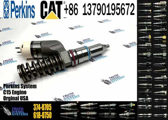 New Diesel Engine Injector 276-8307 374-0705 1OR-0724 253-0597 1OR-9787 20R-8048 Steel for Caterpillar C18 C15 Common Rail