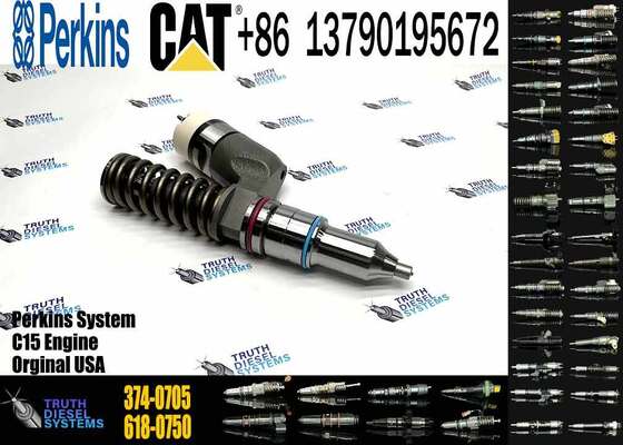 New Diesel Engine Injector 276-8307 374-0705 1OR-0724 253-0597 1OR-9787 20R-8048 Steel for Caterpillar C18 C15 Common Rail
