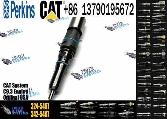 New Condition Aluminum Diesel Fuel Injector Model 304-3637 324-5467 342-5487 363-0493364-8024 Injection Valves for Engine Fuel