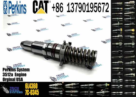 3512 E3512 Fuel Injector Assembly 4P9075 4P9076 7E6408 4P9077 9Y3773 7C4148 6L4357 6L4355 6L4360