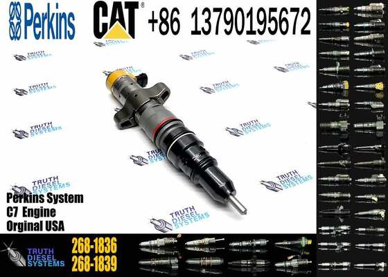 Excavator Injector Diesel Fuel Injector Assembly 268-1836 2681836 for CAT C7 Engine