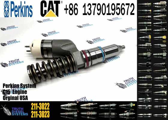 New Diesel Engine Injector 211-3022 249-0709 211-3023 235-1401 235-1403 235-1400 for C-aterpillar C18/C15 Common Rail (Steel)