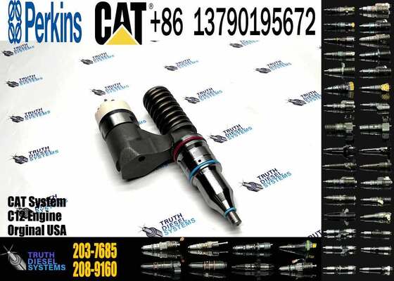 C-10, C-12, CPT372 Fuel Injectors 203-7685, 2037685, 10R-1268, 10R1268 for Diesel Excavators 345B II MH, 365B, 365B II, 365B L