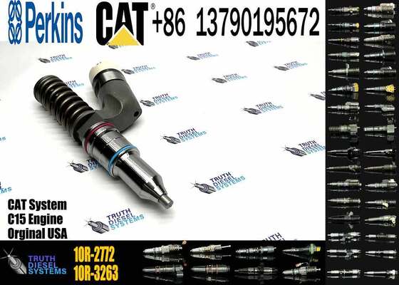 Excavator Injector 2530618 253-0618 10R2772 10R-2772 for C18 Engine Parts Diesel Nozzle Assembly