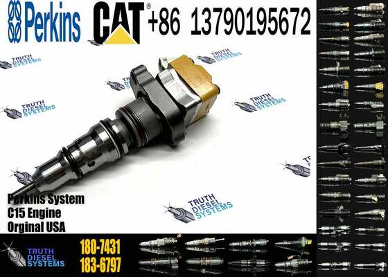 Common Rail Diesel Injector 180-7431 198-6605 for Cater-pillar 3126E 3126B Engine New