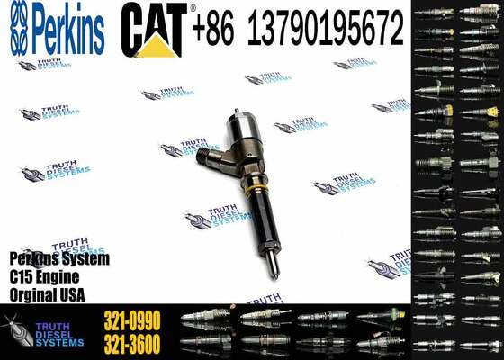 New Quality Common Rail Fuel Injector 321-0990 2645a743 10R-7668 Engine Fuel Injector for Engine C6.6 320D Inyector