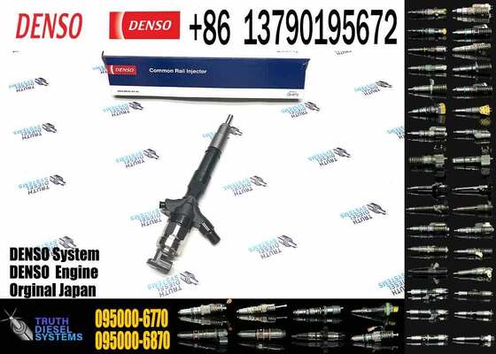 Diesel Fuel Injector 23670-39145 095000-6770 for Toyota Hiace 2KD Common Rail Injection Valves 23670-30150