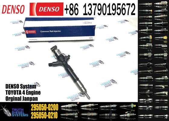 295050-0460 Fuel Injector 23670-39365 for Toyota 1KD-FTV 3.0L D-4D Euro 4 Common Rail Diesel Engine 295050-0200