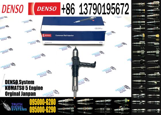 095000-6280 Fuel Injector 095000-6280 6219-11-3100 for Komatsu 140E SAA6D170 PC400-8 WA900-3 730E 6D140 SAA12V140E Diesel Engine