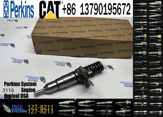 Diesel Engine Auto Parts Common Rail Fuel Injector 127-8211 1278211 127 8211 for Engine 3114 3116 3126