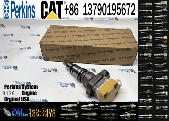 Excavator Parts Suppliers Excavator Diesel Engine Fuel Injectors 222-5965 1719710 169-7408 for Cat 3126B Engine