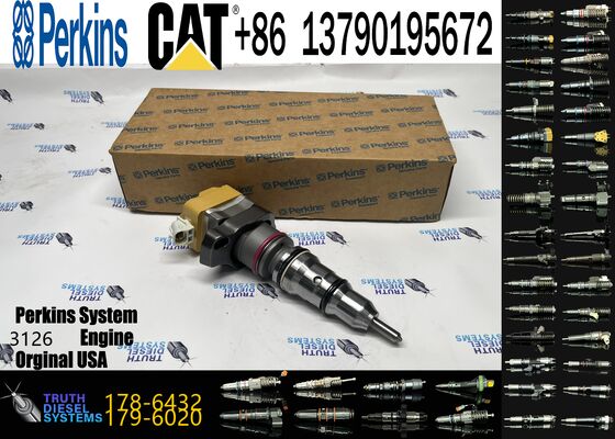 Diesel Fuel Injector for 3216 Excavator 3126E 3126B Common Rail Injector 178-6432 10R-9348 188-1320 10R-9237