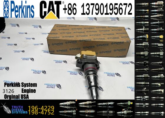 New High Quality Diesel Fuel Injector Assembly for 3126B Engine 10R0782 10R-0782 196-4229 1964229 Stainless Steel 6 Month