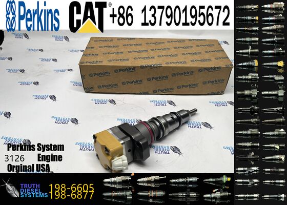 Diesel Engine Fuel Injector 198-6605 222-5966 4P9075 4P9076 4P9077 7E6408 Injection Valves for CCaterpillar for Cat 3126 Engine