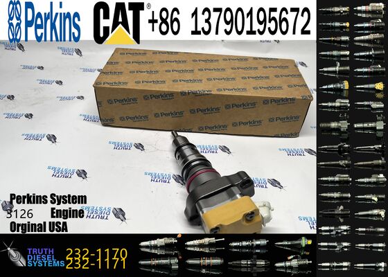 3126B Engine Fuel Injector 232-1170 2321168 232-1171 2321171