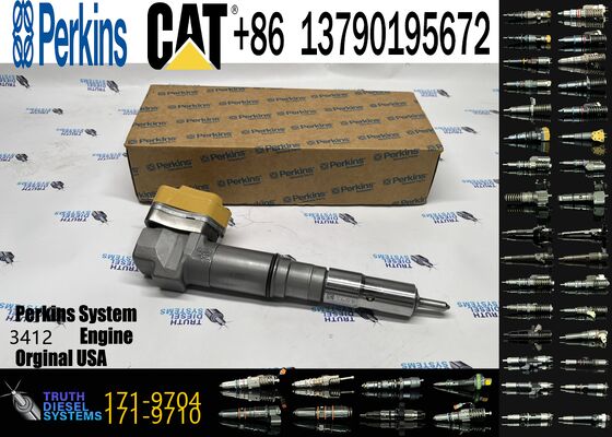 1563895 1697408 Engine Parts Fuel Injector 156-3895 169-7408 171-9704 for 3412 1719704 Engine